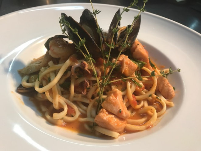 Fettucine com frutos do mar do Habanero. Foto: Divulgação