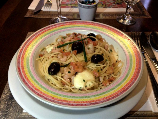 Espagueti com Camarão. Foto: Divulgação