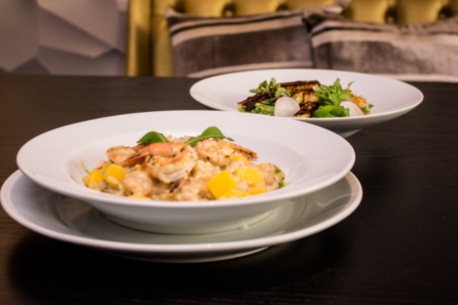 O prato principal da casa é o risoto gambera. Foto: Divulgação