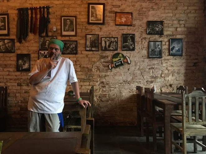 Chef, da Cantina Casa Verde. Foto: Zelig.