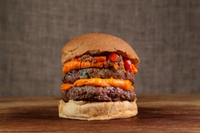 Hambúrguer do Cidadão do Mundo. Foto: Divulgação