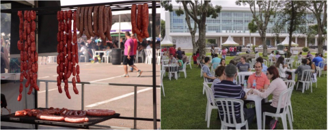 Feira no Centro Cívico reúne 13 barracas com pratos e chopes a partir de R$ 10