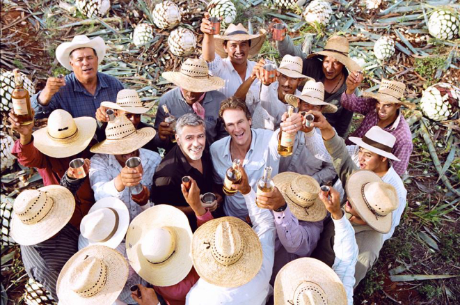 George Clooney começou a produzir a tequila Casamigos para consumo próprio. Foto: Divulgação.