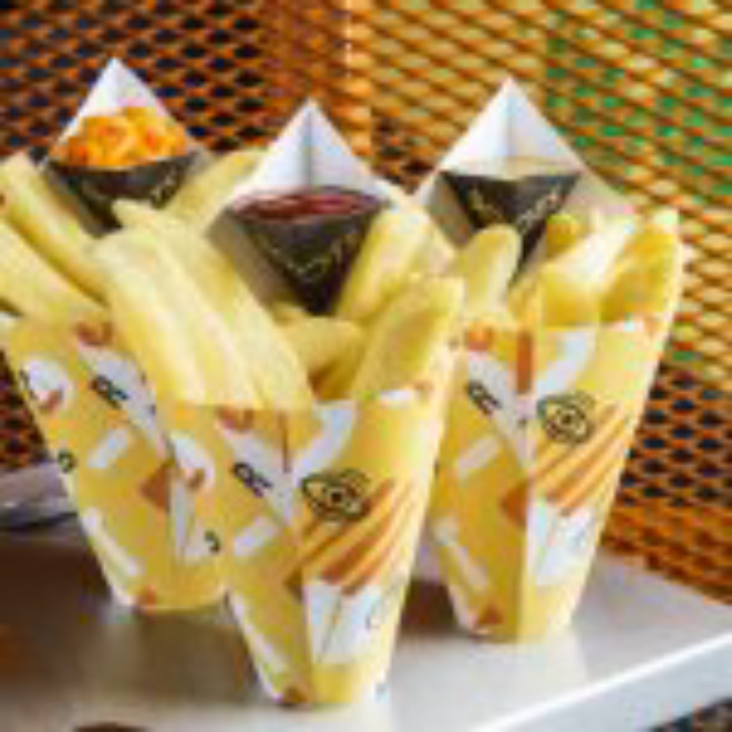 Batata frita com molho à escolha (R$ 6) do Roots. Foto: Divulgação