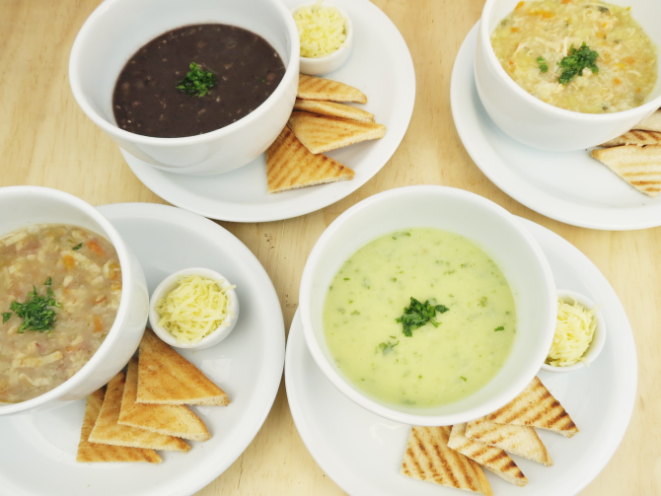 Sopa para quatro pessoas por R$ 50 no Café Catedral. Foto: Divulgação.