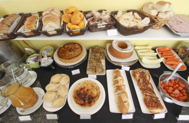 Café da tarde do Hotel Blumenau. Foto: Divulgação.