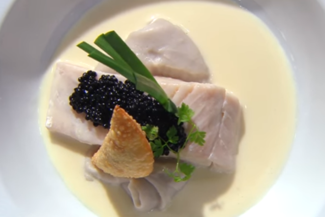 Robalo , do chef Emmanuel . Foto: Carlos Reinis/Divulgação Band