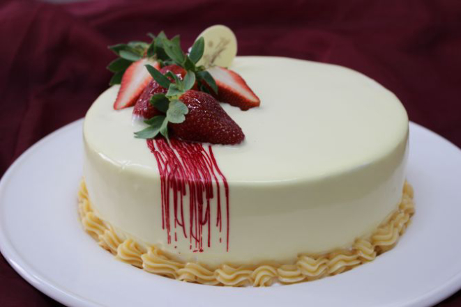 O Bolo Bombom de Morango é uma novidade lançada pela Requinte durante o festival. Foto: Divulgação.