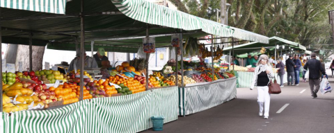 Roteiro de feiras livres em Curitiba
