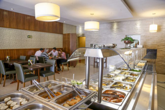 Salão do Takê tem capacidade para 90 pessoas. (Foto: Hugo Harada/Gazeta do Povo)