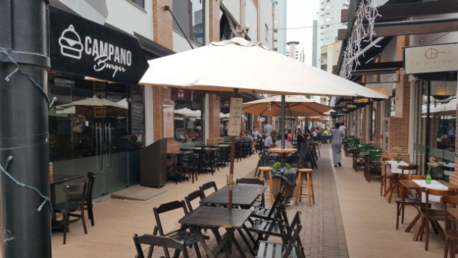 Nos fins de semana, é preciso chegar cedo no Passeio San Miguel, porque o local é disputado. Foto: Divulgação