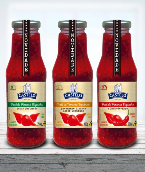 Marca lança linha de patês de pimenta biquinho com uma versão defumada