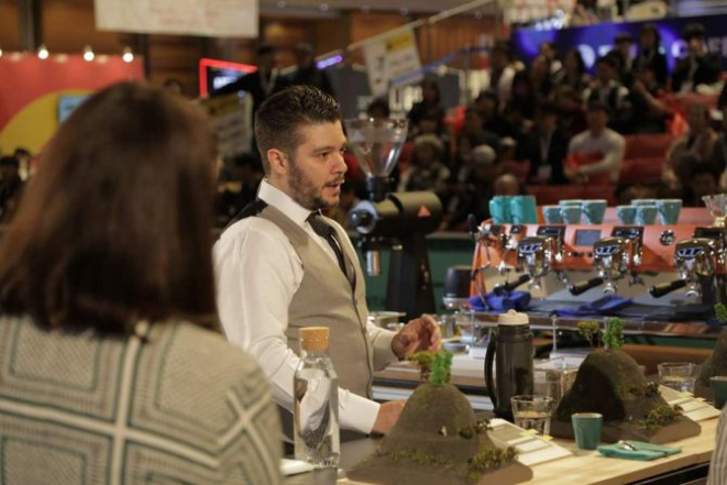 Leo Moço na competição na Coreia do Sul. Foto: Divulgação.