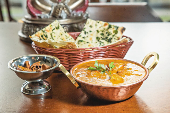 Chicken Tikka Masala do Annapurna Inn. Foto: Hugo Harada/Gazeta do Povo