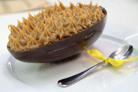 Ovo de Páscoa de churros