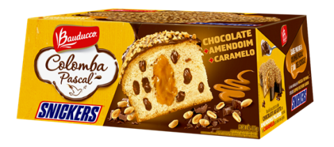 Bauducco lança colomba pascal sabor Snickers