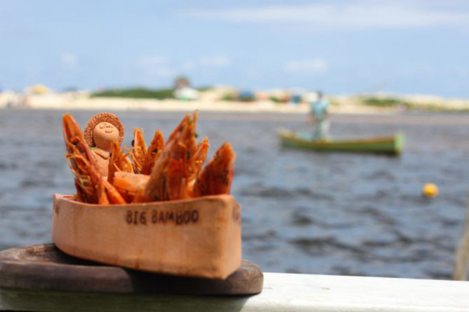 Camarão alho e óleo do Big Bamboo. Foto: Mau Haa.