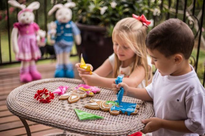 A Fluss Haus oferece o kit de bolachinhas para as crianças personalizarem. Foto: Divulgação