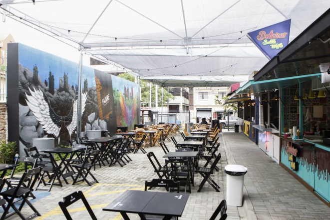 Pátio Faivre. Foto: Daniel Caron/Gazeta do Povo