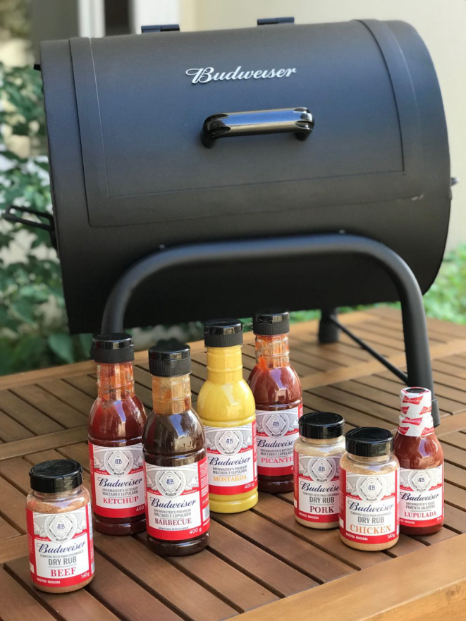 Churrasqueira da Budweiser. Foto: Divulgação.