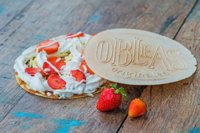 Obleas colombianas. Foto: Divulgação