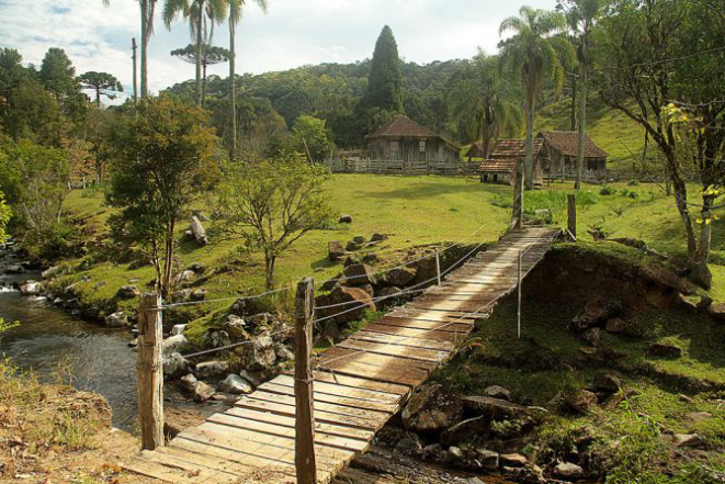 A cidade de Major Gercino, onde é produzido o queijo diamante, tem menos de 4 mil moradores. Foto: Remy Simão/Epagri