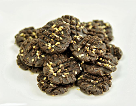 Receita de biscoito salgado de alfarroba