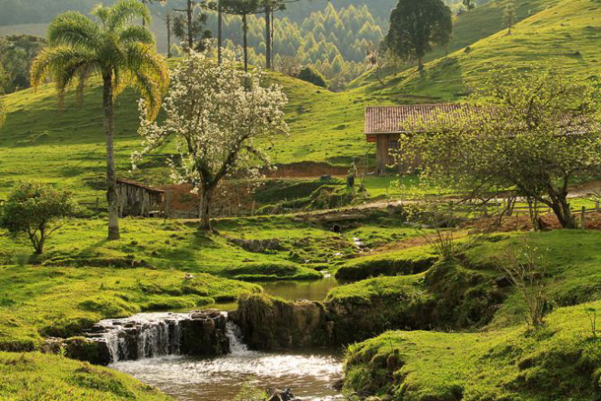 Comunidade de Diamante, no município de Major Gercino. Foto: Remy Simão/Epagri