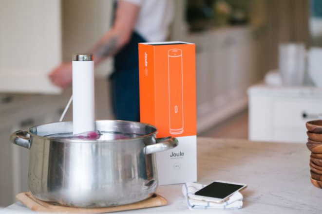 Joule, o termocirculador americano do ChefSteps. Foto: Divulgação