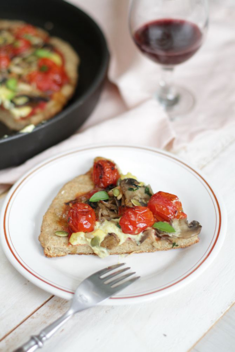 Massa de pizza vegana e sem glúten