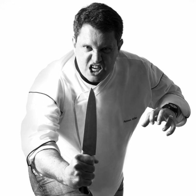 Alysson Muller, o rei do polvo. Foto: Divulgação.