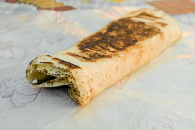 Sanduíche de falafel. Foto: Hugo Harada/Gazeta do Povo.