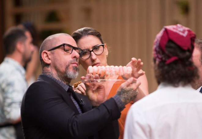 Por ter limpado corretamente os lagostins, Hugo não precisou cozinhar na eliminação. Foto: Carlos Reines/Band