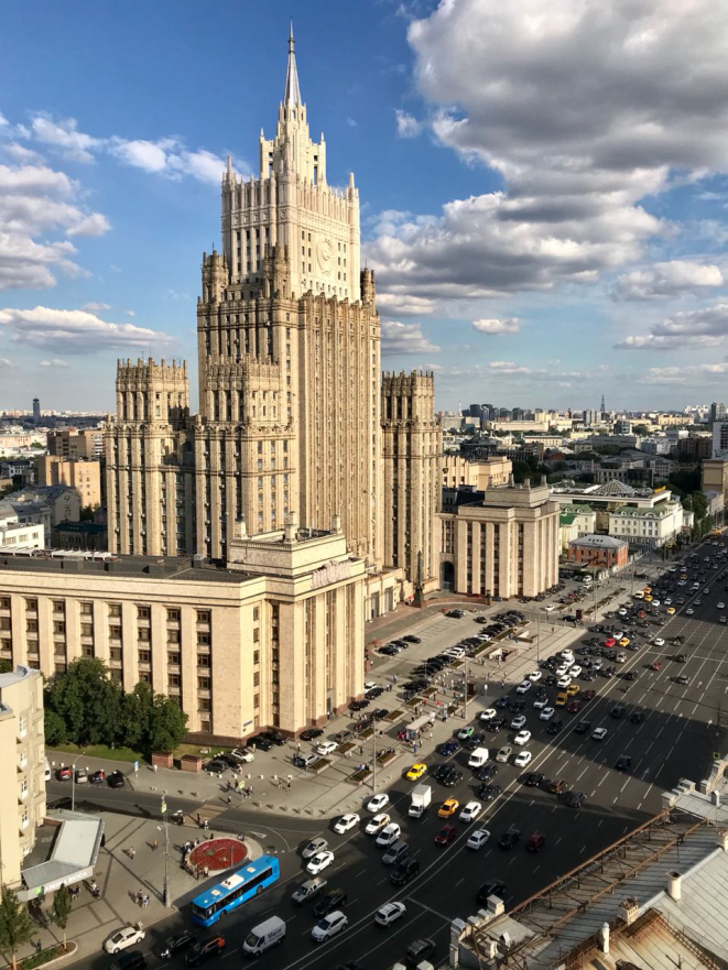 Vista do premiado restaurante White Rabbit, em Moscou. Foto: Arquivo pessoal.