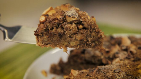 Bolo de banana vegano