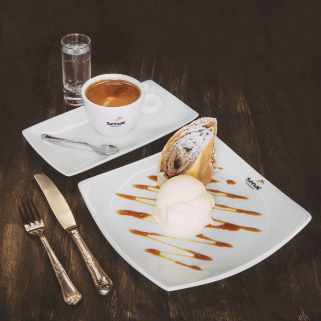 Uma das opções servidas no Café do Paço.