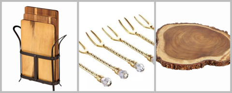 Garfos e tábuas de madeira para petiscar: como impressionar na festa em casa
