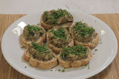 Carne de onça de berinjela