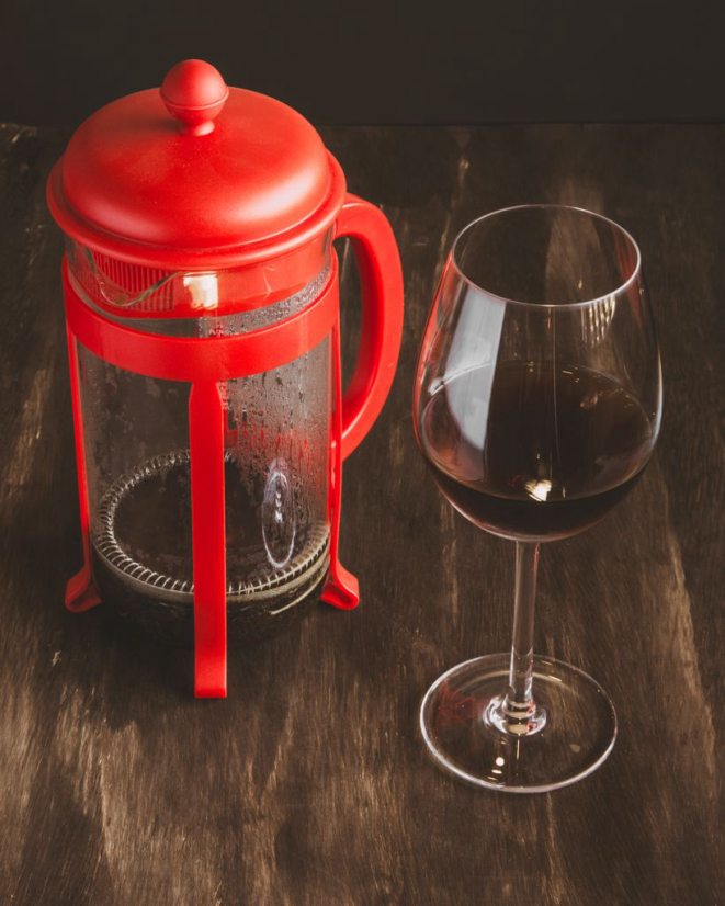 Aeropress de café maturado em barril de uísque