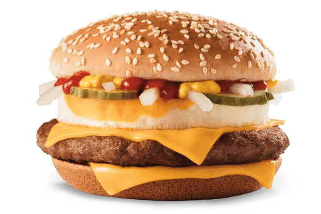 Quarterão com ovo. Foto: Divulgação.