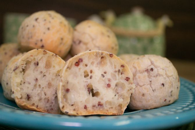 Pão de queijo multigrãos da Requinte. Foto: Divulgação