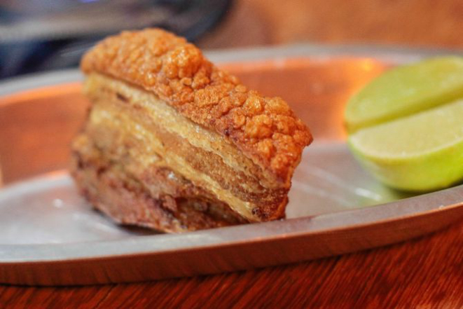 Torresmo de barriga da Bitaca da Leste. Foto: Divulgação