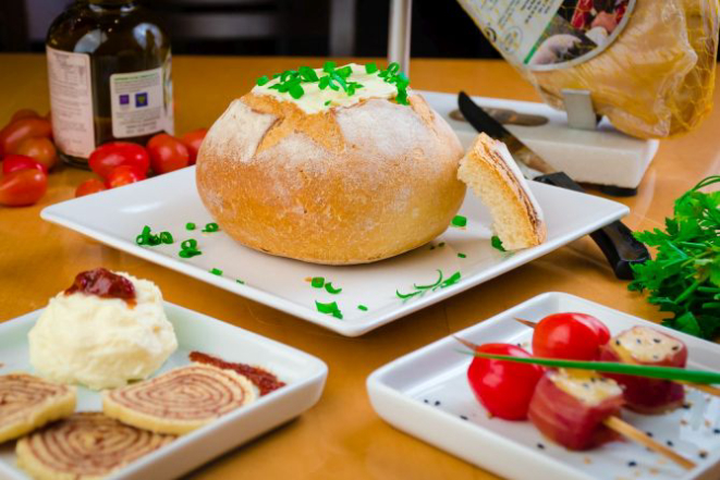 Pratos do Bon Vivant para o evento. Foto: Priscilla Fiedler/ Divulgação