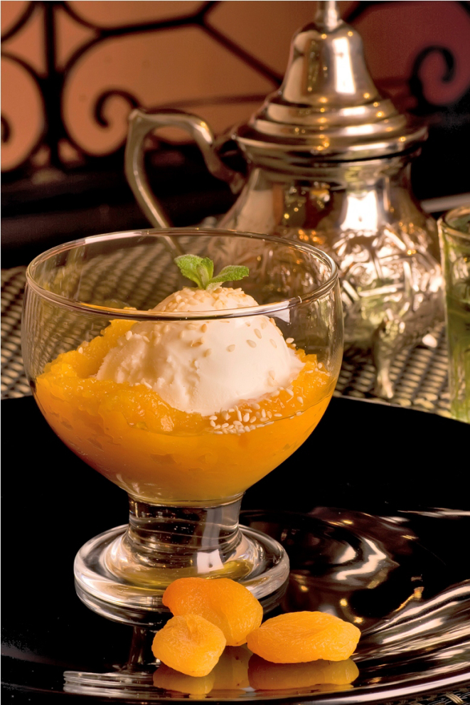 Sorvetes com sabores especiais no Oriente Árabe. Foto: Divulgação