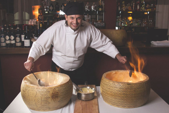 O chef Dudu Sperandio servirá quatro preparos de fettuccine com grana padano. Foto: divulgação.