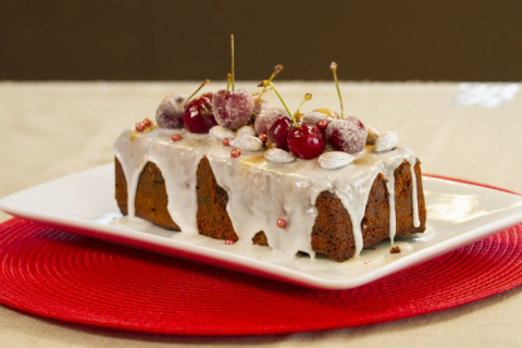 Receita de bolo de cereja e chocolate