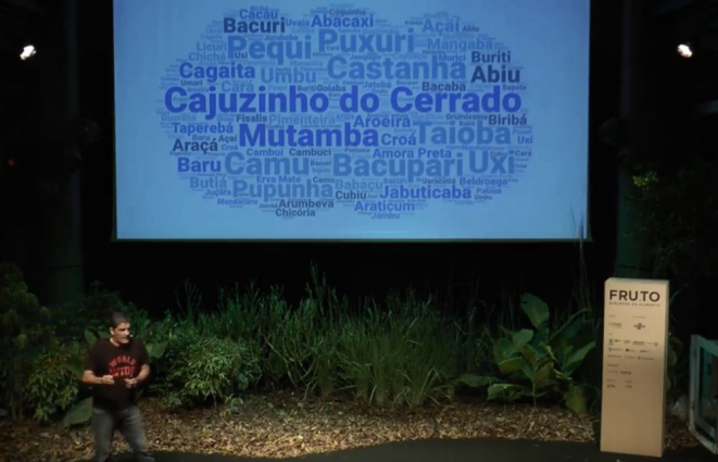 Vinícius Lages mostra quais são os alimentos brasileiros que têm potencial para ganharem o mundo. Foto: reprodução/transmissão Fruto.