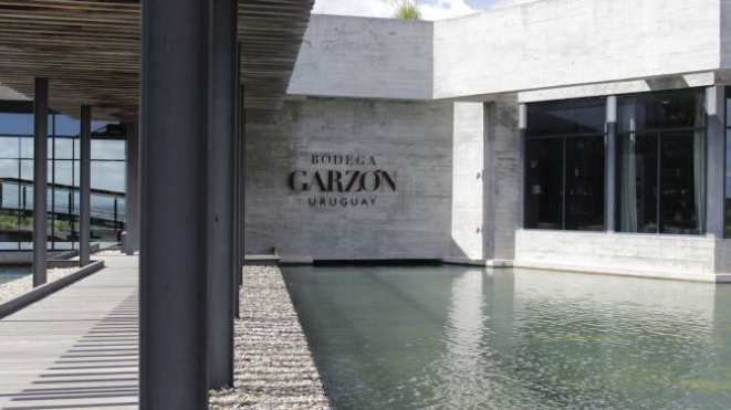 Fachada da Bodega Garzón, no Uruguai. Foto: Marina Mori / Gazeta do Povo