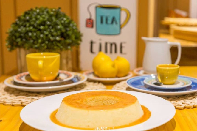 Na tradicional forma redonda ou em fatias, a Deleite tem 17 sabores de pudim. Foto: divulgação.