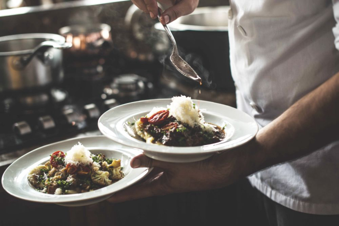 Entre os pratos servidos na festa da vindima há até mesmo uma versão vegana. Foto: Vanessa Alves/divulgação.